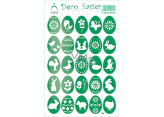 Arch Easter Decorative Stickers Holographic Eggs Green 12 x 18 cm