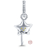 Sterling silver 925 Star pendant on bracelet symbol
