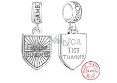 Charm Sterling silver 925 Game of Thrones pendant bracelet, movie