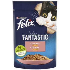 Felix Fantastic pocket salmon in jelly, complete cat food 85 g