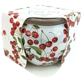 Emocio Black cherry - Cherry, decorative scented candle in glass 70 x 62 mm
