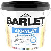 BARLET acrylic paste-like plaster grooved 2 mm, 25 kg