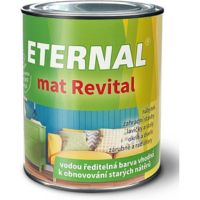 Eternal matte Revital color for restoring old coatings, RAL 6018 Yellow-Green 0.7 kg Eternal matte Revital color for restoring old coatings, RAL 6018 Yellow-Green 0.7 kg