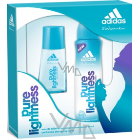 Adidas Pure Lightness eau de toilette 30 ml + deodorant spray 150 ml, gift set