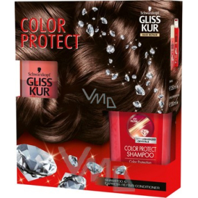 Gliss Kur Color Protect hair shampoo 250 ml + regenerating balm 200 ml, cosmetic set