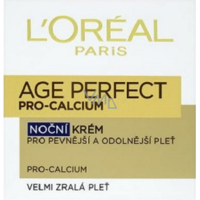 Loreal Age Age Re-Perfect Pro-Calcium Night Cream for firmer and more resistant skin 50 ml