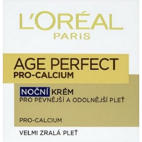 Loreal Age Age Re-Perfect Pro-Calcium Night Cream for firmer and more resistant skin 50 ml