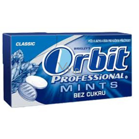 Wrigleys Orbit Professional Mints Classic candies without sugar 18 g