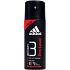 Adidas Action 3 Pro Level antiperspirant deodorant spray for men 150 ml