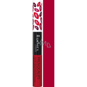 Rimmel London Provocalips 16HR Kiss Proof Lip Color Lip Gloss 550 Play With Fire 4 ml and 3 ml