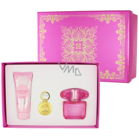 Versace Bright Crystal Absolu Eau de Parfum for Women 90 ml + Body Lotion 100 ml + Key Chain, Gift Set