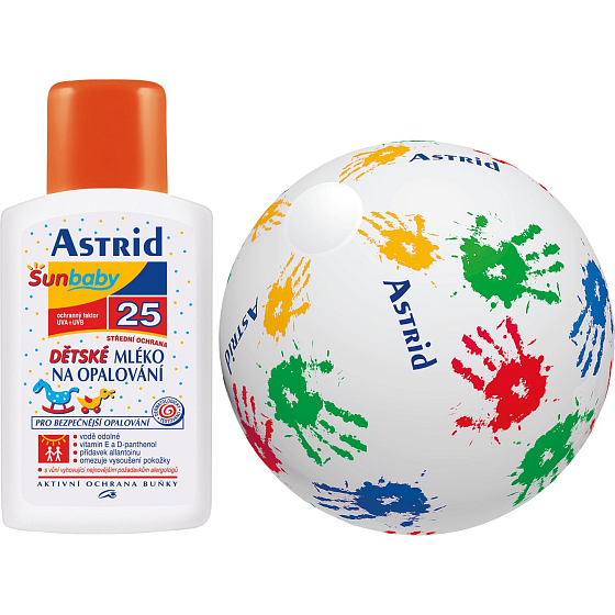 Astrid Sun Baby F25 suntan lotion for children 200 ml inflatable ball