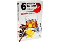 Tea Lights Bourbon and vanilla scented tea lights 6 pieces