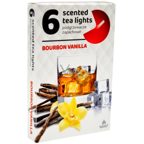 Tea Lights Bourbon and vanilla scented tea lights 6 pieces