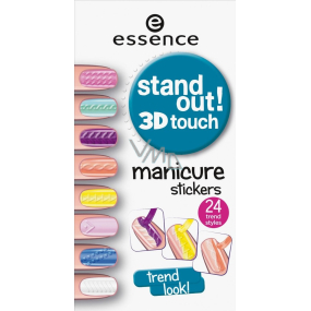Essence Stand Out! 3D Touch nail stickers 01 Stand Out From the Crowd 24 pieces