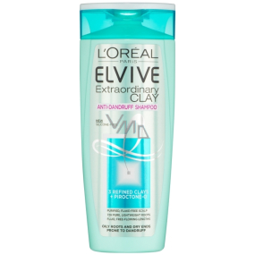 Loreal Paris Elseve Extraordinary Clay Anti Dandruff shampoo for fast lubricating hair with dandruff 250 ml