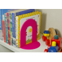 If Book End Singles Book Stop Pink 124 x 3 x 207 mm