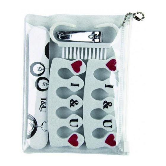 Donegal Manicure pocket set in a plastic case of 5 pieces