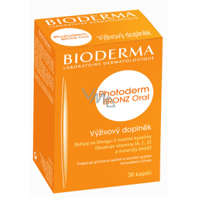 Bioderma Photoderm Bronze Oral Sun Protection Nutritional Supplement 30 tablets