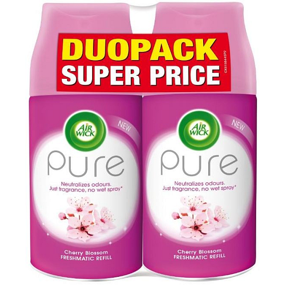 Air Wick FreshMatic Pure Cherry Blossom Air Freshener Refill 2 x 250 ml