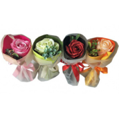 Idc Institute Soap rose bouquet in paper green 1 piece