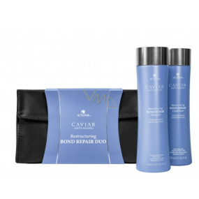 Alterna Caviar Restructuring Bond Repair Regenerating Shampoo for Damaged Hair 250 ml + Hair Conditioner 250 ml, cosmetic set