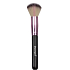Donegal Love Pink cosmetic brush with synthetic bristles for powder 17 cm