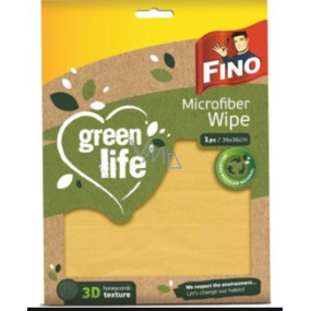 Fino Green Life Microfiber cloth, recycled PES 36 × 36 cm, 1 piece