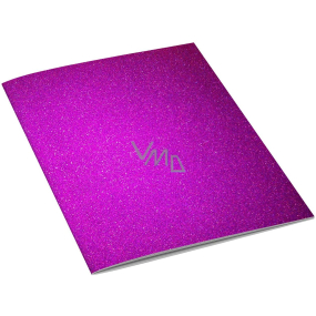 Ditipo Notebook Glitter Collection A5 lined dark pink 15 x 21 cm 3425
