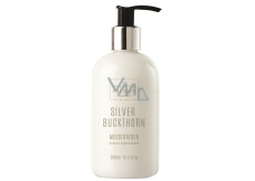 Scottish Fine Soaps Silver Sea buckthorn moisturizing body lotion for body and hands, for dry skin, dispenser 300 ml