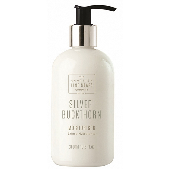 Scottish Fine Soaps Silver Sea Buckthorn Moisturizing Body Lotion for Body and Hands, for Dry Skin, Dispenser 300 ml