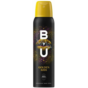 BU Golden Kiss deodorant spray for women 150 ml