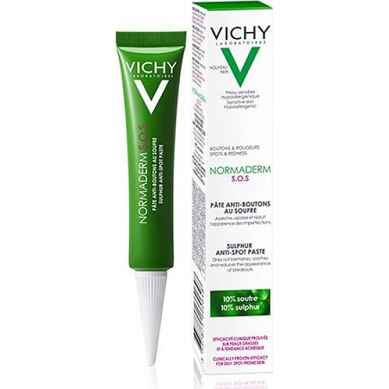Vichy Normaderm S.O.S. local acne treatment with sulfur 20 ml