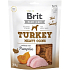 Brit Jerky Dried meat treats with turkey and chicken for adult dogs 200 g