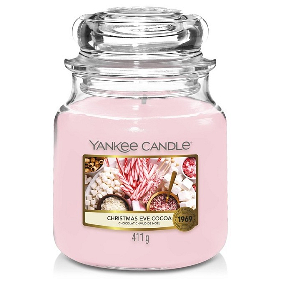 Yankee Candle Christmas Eve Cocoa - Christmas Eve Cocoa scented candle Classic medium glass 411 g