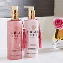 Grace Cole Warm Vanilla & Sandalwood - Vanilla & Sandalwood liquid hand soap 300 ml + soft hand lotion 300 ml, cosmetic set for women