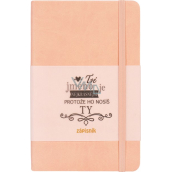 Albi Gift journal pad medium pink Your name 11 x 17 cm