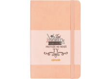 Albi Gift journal pad medium pink Your name 11 x 17 cm