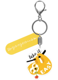 Albi Picture key ring with carabiner Take it easy