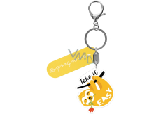 Albi Picture key ring with carabiner Take it easy