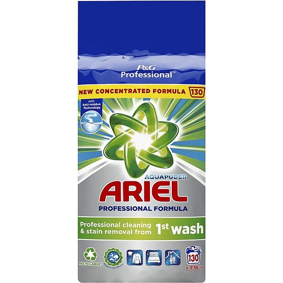 Ariel Aquapuder Color universal washing powder for coloured clothes 130 doses 7,15 kg