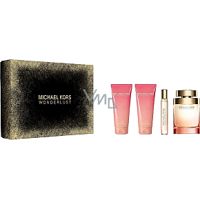 Michael Kors Wonderlust Eau de Parfum for Women 100 ml + Body Lotion 100 ml + Eau de Parfum 10 ml, Gift Set for Women