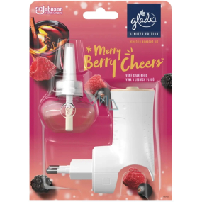 Glade Merry Berry Cheers with scent of mulled wine and berries electric air freshener machine with liquid refill 20 ml