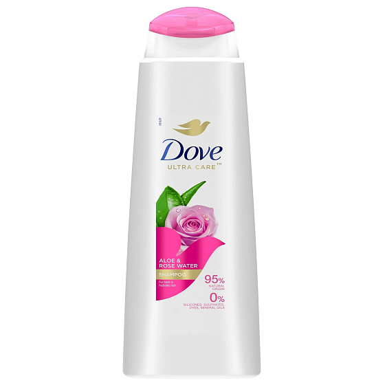 Dove Aloe Vera & Rose Water 2in1 Moisturizing Hair Shampoo 400 ml