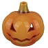Ceramic Pumpkin Candle Holder Halloween 8.5 x 8 cm