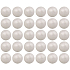 White polystyrene glitter balls approximately 2 cm, 30 pieces