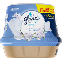 Glade Clean Linen Scented Gel for Bathroom, 180 g