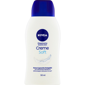 Nivea Creme Soft Caring Shower Gel, 50 ml