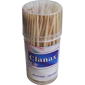 Clanax Toothpicks double-sided can 150 pieces