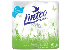 Linteo Classic toilet paper white 150 pieces 2 ply 4 pieces